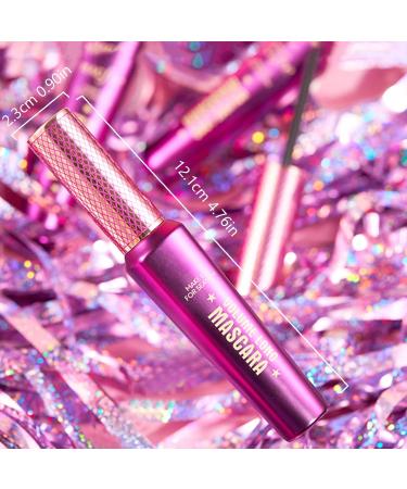 Castor Oil Mascara For Eyelashes Volumizing Mascara | Black | Creamy Clump | Releases Flake | Free Formula | Volumizing Brush Separates & Defines Eyeliners (Rose Red-G One Size) - Buy Online on GoSupps.com