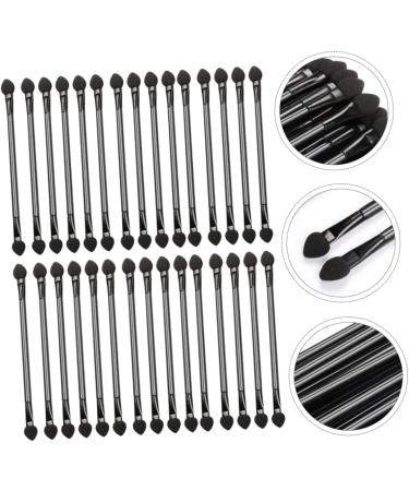FOMIYES 60 Pcs Double Ended Eyeshadow Brush Makeup Sponge Foam Makeup Brush Beauty Eyeshadow Brush Suite Mix 12x1cmx2pcs Blackx2pcs - Buy Online on GoSupps.com