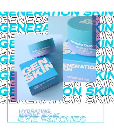 Generation Skin Hydrating Marine Algae Eye Patches | Hydrate, Plump, Brighten - 30 Pairs - Buy Online on GoSupps.com