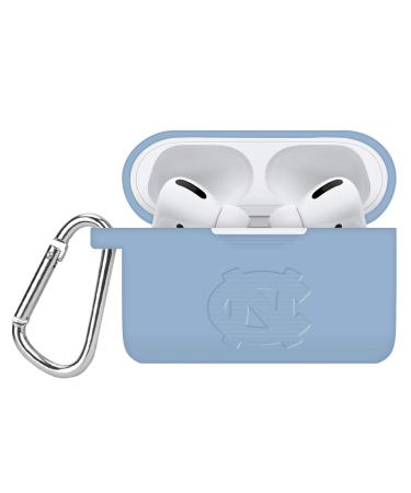 AFFINITY BANDS North Carolina Tar Heels Engraved Silicone Case Cover Compatible with Apple AirPods Pro (Powder Blue) Light Blue