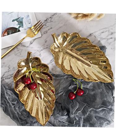 NUOBESTY 2 Pcs Leaves Silicone Mold Silicone Molds Crystal Epoxy Mold Soap Diy Fruit Dish Mold Snack The Dish Whitex2pcs 16x9.9cmx2pcs - Buy Online on GoSupps.com