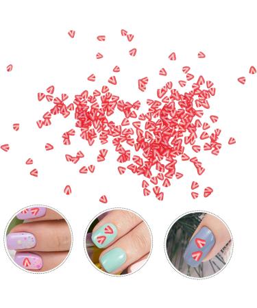 Healeved 3pcs Strawberry Nail Stickers Nail Slices for Nail Art DIY Nail Art Slices 3d Fruit Nail Sticker Nail Beauty Filler Supplies Nail Clay Polymer Clay Nail Flakes Red Manicure 0.5x0.5x0.2cmx3pcs Redx3pcs - Buy Online on GoSupps.com