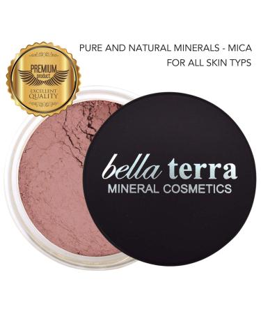 Bellaterra Cosmetics Mineral Loose Blush - Contouring & Illuminating | Long-Lasting Formula in 5 Shades | 9g (Glistening Sun) - Buy Online on GoSupps.com