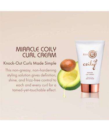 It's a 10 Coily Miracle Curl Cream 4 oz - Define & Hydrate Curls - Buy Online on GoSupps.com
