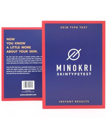 Skin Type Self-Test Strips Easy and Accurate to Determine Your Facial Skin Type at Home Within Seconds Measuring the Individual Degree of Sebum Level Non-Irritating to Skin