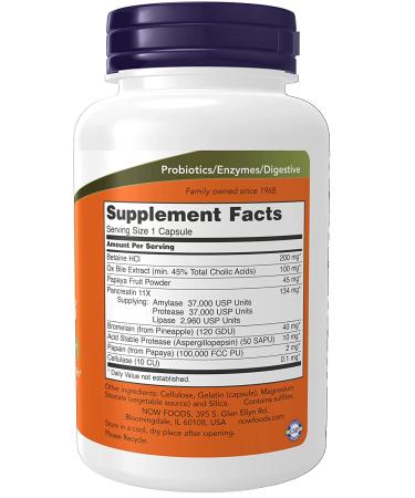 Now Foods Super Enzymes 90 Capsules - Digestive Support & Nutrient Absorption - Buy Online on GoSupps.com