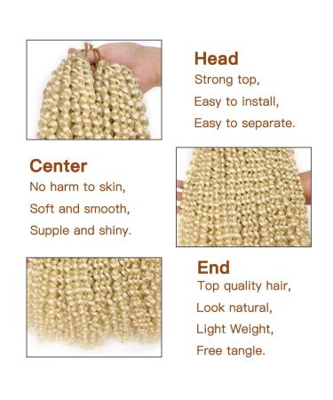 Xtrend Passion Twist Hair Extensions - 45.7 cm Water Waves Bohemian Style 22 Strands/Pack Pre-Stuck Synthetic Fiber - International Shipping Available - Buy Online on GoSupps.com