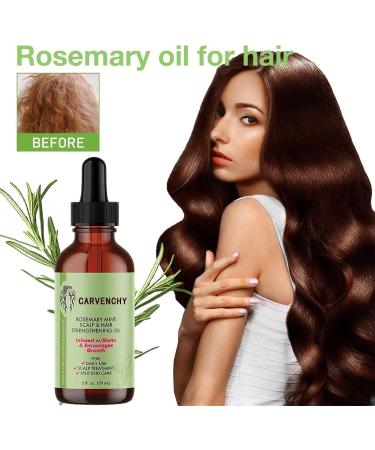  JPSDOWS Rosemary | Natural Hair | Create a smooth look improves scalp health nourishes hair and relieves itching and dryness. 2.0 Fl.oz - Buy Online on GoSupps.com