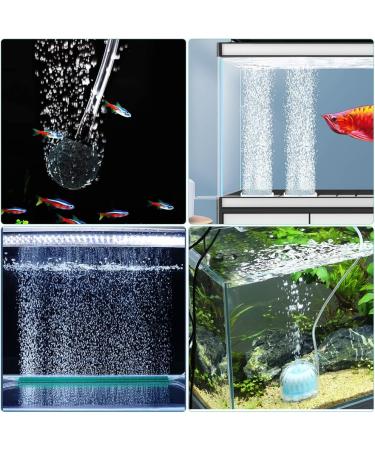 Flintronic Quiet Aquarium Air Pump - Oxygen Pump Kit with Hose & Air Stone for 5-300L Fish Tanks - Mini Rental 3W - Buy Online on GoSupps.com