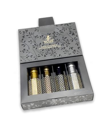 Rose White Jasmine Lily of Valley & Sandal Fragrance for Men & Women Woody Earthy Concentrated Perfume oil Long Lasting Fragrance Non-Alcoholic (Parfum 12ml) (Pack of 4) Discovery Set (4X12 ML) - Buy Online on GoSupps.com