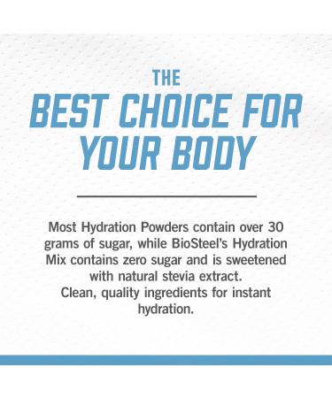 BioSteel Zero Sugar Hydration Mix - 100 Servings of Great Tasting Electrolytes | White Freeze Flavor - Hydrate Anytime Anywhere - Buy Online on GoSupps.com