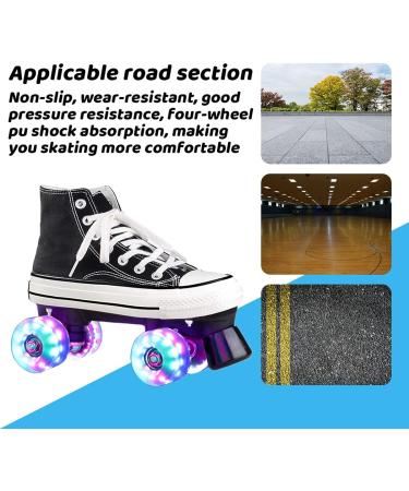 iBccly Light Up Roller Skate Wheels - High-Speed Luminous Rollerskate Wheels (8PCS) - Buy Online on GoSupps.com