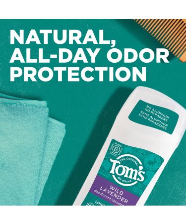 Tom's of Maine Wild Lavender Natural Deodorant for Women 2.25 oz, 3-Pack - Buy Online on GoSupps.com