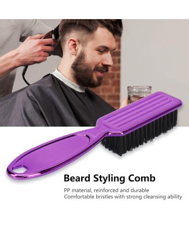 Buy Purple Beard Comb & Styling Brush for Men - Perfect for Work | Premium Quality Beard Grooming Tool - Buy Online on GoSupps.com