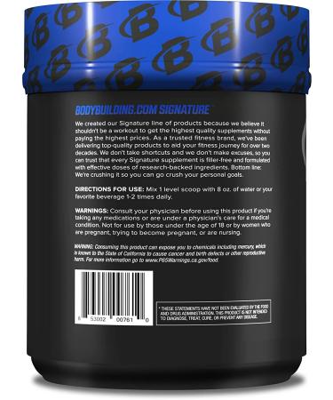 Bodybuilding.com Signature Creatine Monohydrate Powder - 400g - Muscle Size, Strength, Power, Performance & Recovery - Unflavored - Buy Online on GoSupps.com