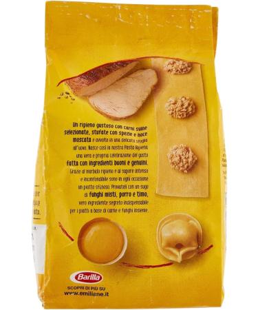  Italian Gourmet E.R. Barilla Pasta Le Emiliane Pack of 4 egg-filled pasta with 100% fresh Italian eggs ideal in broth or sauce 4 x 250g + gourmet Italian polpa 400g - Buy Online on GoSupps.com
