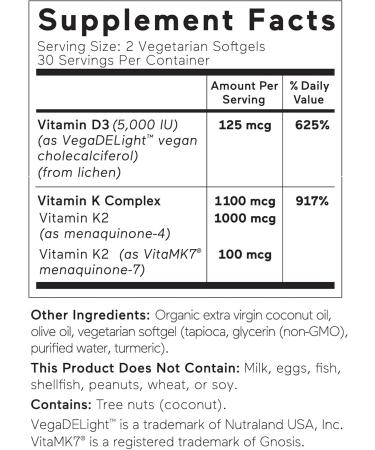 Smarter Nutrition Plant-Based Vitamin D3 with Vegan K2 Complex in a Vegetarian Softgel & Creatine Pills with 2500mg (2.5g) Creatine Monohydrate Per Serving Vegan Creatine Capsules 1-Month Supply  - Buy Online on GoSupps.com