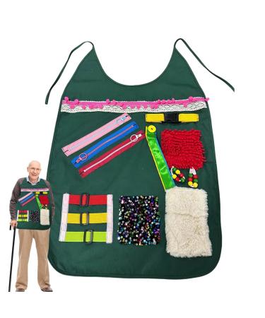 Sensory Aprons Dementia Activities For Seniors - Flexible Play Sensory Stimulation Dementia Care Products For Grandma Grandpa