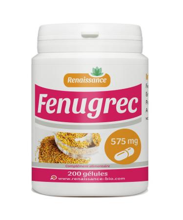 Fenugreek 200 capsules 575 mg