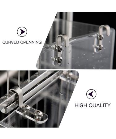Saderoy Bird Bath Cage - Leak-proof Bathtub with Hanging Hooks for Small Birds | Ideal for Parrots, Lovebirds, and Canaries | Portable Shower Accessory - Buy Online on GoSupps.com