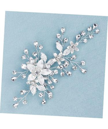 Ipetboom Bridesmaid Wedding Hairpin Girls Hair Accessory Girl Hair Clips Hair Accessories for Women Wedding Hair Barrette Barrettes for Girls Bride Hairpin Miss Hanfu Rhinestone Decorate - Buy Online on GoSupps.com