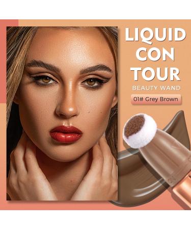 Ofanyia 3pcs Blush Contour Magic Wand | Liquid Glitter Highlighter Stick & Cushion Applicator | Cruelty-Free Shimmer for Face & Cheekbone Glow - Buy Online on GoSupps.com