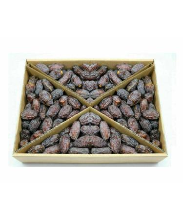 Sunnah Shop Jumbo Medjool Datteln 5kg from Palestine - Premium Medjoul |Honey -sweet royal dattles out of fresh harvest |Unique caramel taste |100% natural |Without additives |Vegan 5 kg (1 Pack)