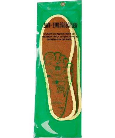 Japanwelt Les Tongs Cinnamon Soles - 100% Natural Anti-Sweaty Odor Shoe Inserts for Men & Women | Brown 46 | Set of 3 - Buy Online on GoSupps.com