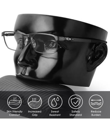 BlazerBuck Replacement Ear Socks for Oakley Tincup OX3184 & 0.5 OX5099 - Black | Durable & Comfortable Ear Grips for Glasses - Buy Online on GoSupps.com