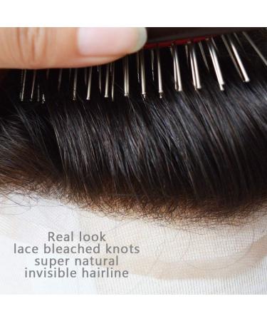Hairnotion Mens Toupee Real Human Hair System French Lace with 2" PU Base Natural Toupees Hairpiece for Men (210#) - Buy Online on GoSupps.com