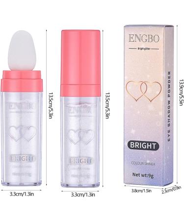 Face Powder - Fairy Face and Body Highlighter Powder Stick Makeup Three-Dimensional 9g Body Shimmer High Gloss Natural Face Powder Makeup Face er Rowces 01#sliver - Buy Online on GoSupps.com