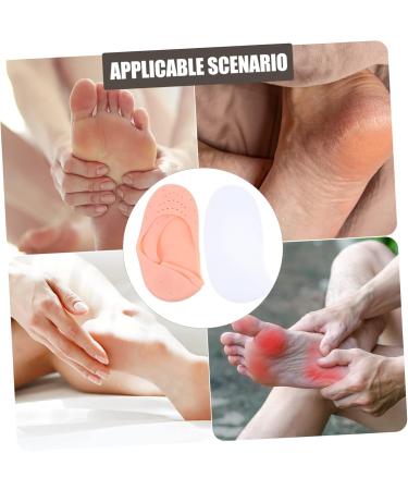 FOMIYES 4 Pairs Silicone Feet Women Socks Bunions Socks Heel Softening Socks Moisture Heel Socks Plantar Socks Silicone Gel Stretchy Gel Socks Moisturiser Foot Socks Silica Gel L 19.5X9.5X1.5CM - Buy Online on GoSupps.com