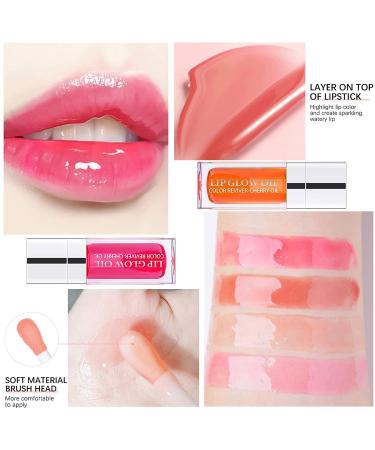 Hydrating Lip Oil | Plumping Gloss for Nourished Lips | Reduce Wrinkles & Dry Skin | Cherry Red 015 | 0.2 oz - Buy Online on GoSupps.com