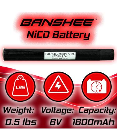 Buy NCAD 1600mAh Flashlight Battery - High Performance & Long Lasting | Fast International Shipping - Buy Online on GoSupps.com
