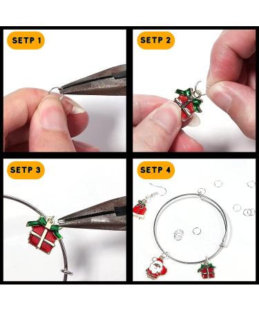 QSAAB Easy Open Silver Jump Rings Set - 1700 pcs with Storage Box | Keychains, Earrings, Necklaces | 4mm-10mm Sizes in 12 Compartments - Buy Online on GoSupps.com