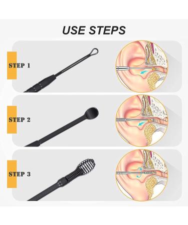 Healifty Ear Cleaning Kit - Stainless Steel Earwax Removal Scoops - Practical Ear Cleaners - Buy Online on GoSupps.com