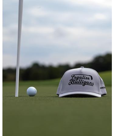 SHANKITGOLF Legalize Mulligans Funny Golf Hat - Gray Adjustable Mens Golf Hat - Buy Online on GoSupps.com