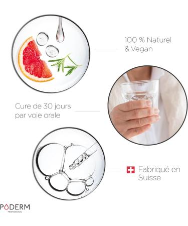 PODERM - HEALTHY NAILS FOOD SUPPLEMENT 30 days | Repairs and strengthens the nail | Professional foot/hand treatment | Easy & - Buy Online on GoSupps.com