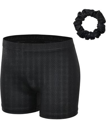 BAOHULU Girls Gymnastics Leotards Glitter Dancewear Set with Matching Shorts - Black 3/4 Sleeve (9-10 Years) - Buy Online on GoSupps.com