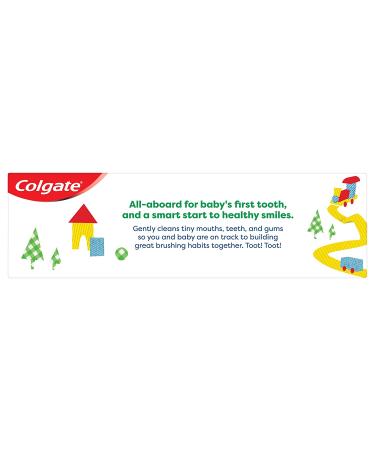 Colgate Zero Baby and Toddler Training Toothpaste - Fluoride & SLS Free, Natural Fruit Flavor - 1.75 oz (Pack of 1) - Buy Online on GoSupps.com