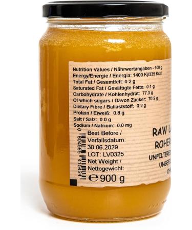 Raw Farm EOOD 900g Pure raw lavender honey 100 natural unfiltered unheated unpasteurized straight from the beehive Raw Farm - Buy Online on GoSupps.com