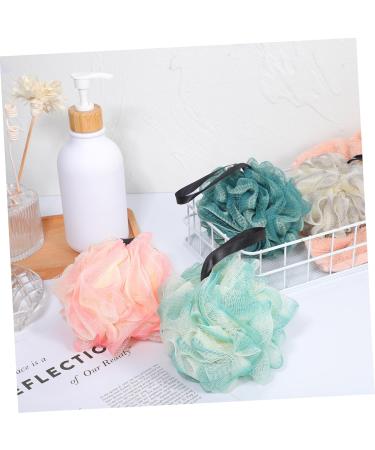 Beaupretty 4pcs Colorful Bath Balls & Loofahs - Exfoliating Shower Puffs & Body Wash Sponge for Travel - Ideal Bathing Accessories - Buy Online on GoSupps.com