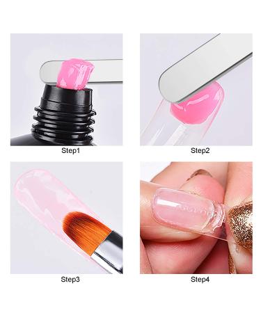 Dual-Ended Gel Brush & Picker - Mwoot Stainless Steel 2-in-1 Nail Tool for Gel & Acrylic Extensions - Perfect for Manicure - Buy Online on GoSupps.com