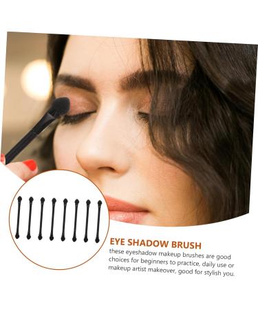 Baluue 30pcs Double Ended Eye Shadow Stick Sponge Head Eyeshadow Sticks Sponge Eye Brush Plastic Black - Buy Online on GoSupps.com