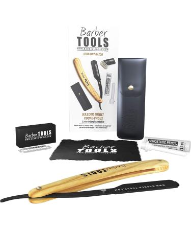 Premium Barber Tools: Versatile Razor with Interchangeable Blades & Complete Set - Buy Online on GoSupps.com