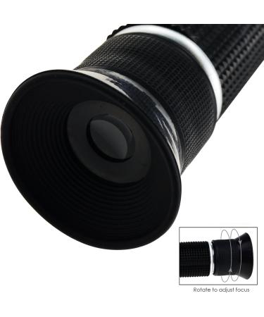 TRI Scale Refractometer ATC for Marine & Hydroponic Use | 0-10% BRIX 0-100 PPT Density 1.000-1.070 | Accurate Monitoring for Aquariums & Reef Tanks - Buy Online on GoSupps.com