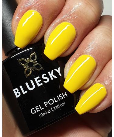 Bluesky Gel Polish YELLOW SPRING SUMMER DANCE FOREVER SS2106 UV LED Soak Off 10ml Yellow 10 ml (Pack of 1)