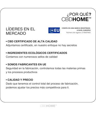 CBD HOME Oils CBD Oil 40 30 ml Full Spectrum Based on Coconut Oil MCT and Organic Hemp Seed Oil Omega 369 Certified Cannabidiol 12000 mg Made in the EU - Buy Online on GoSupps.com