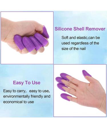 Piaopiaoniu 30 PCS Silicone Nail Polish Protector Caps for Fingers - UV Resistant Finger Sleeves for Comfortable Nail Protection - Buy Online on GoSupps.com