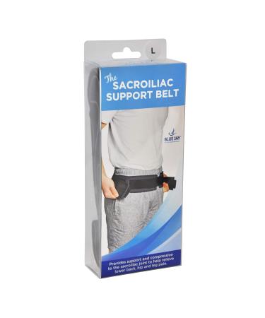 Blue Jay X-Large Lower Back Support Belt - Adjustable Sacroiliac Pain Relief | Doctor Recommended | International Shipping - Buy Online on GoSupps.com
